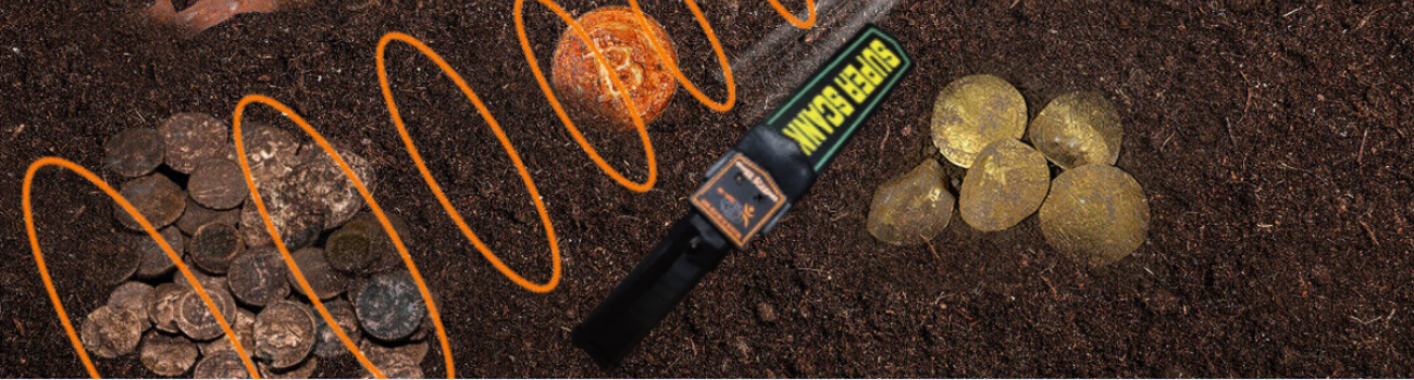 Handheld Metal Detectors designed for treasure hunting